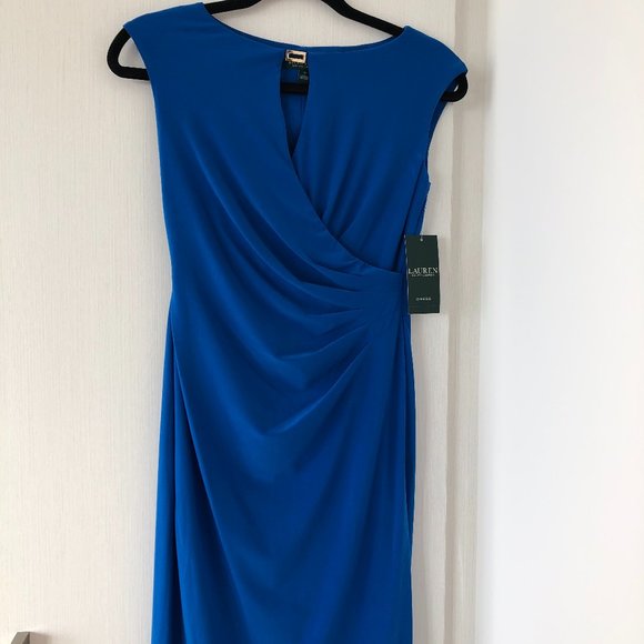 NWT Lauren Ralph Lauren Elkana Stretch Dress - Picture 4 of 6